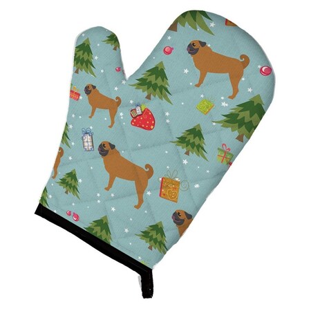 Carolines Treasures Christmas Pug Oven Mitt BB4871OVMT
